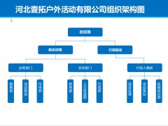 沧州拓展团建公司组织架构图示例